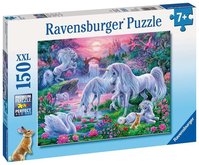 Ravensburger puzzle Jednoroci pi zpadu slunce 150 XXL dlk