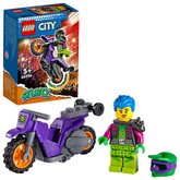 LEGO City 60296 Kaskadrsk wheelie motorka