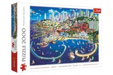Trefl Puzzle Zliv v San Francisku 2000 dlk 96,1x68,2cm v krabici 40x27x6cm